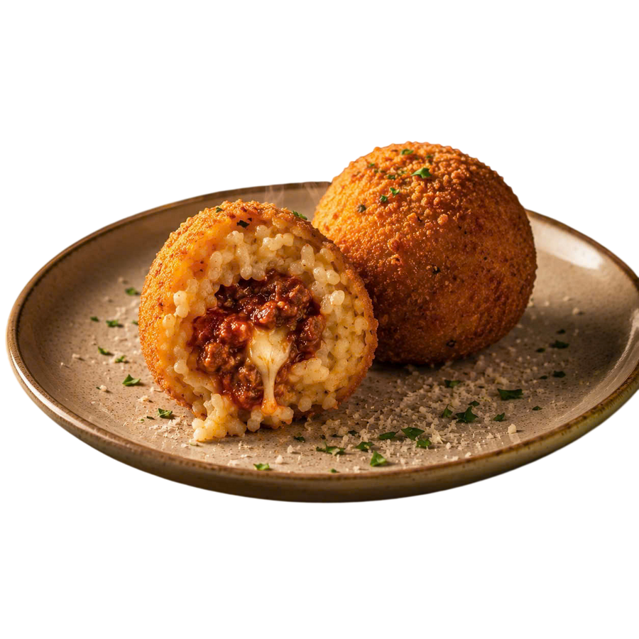 Arancini with beef