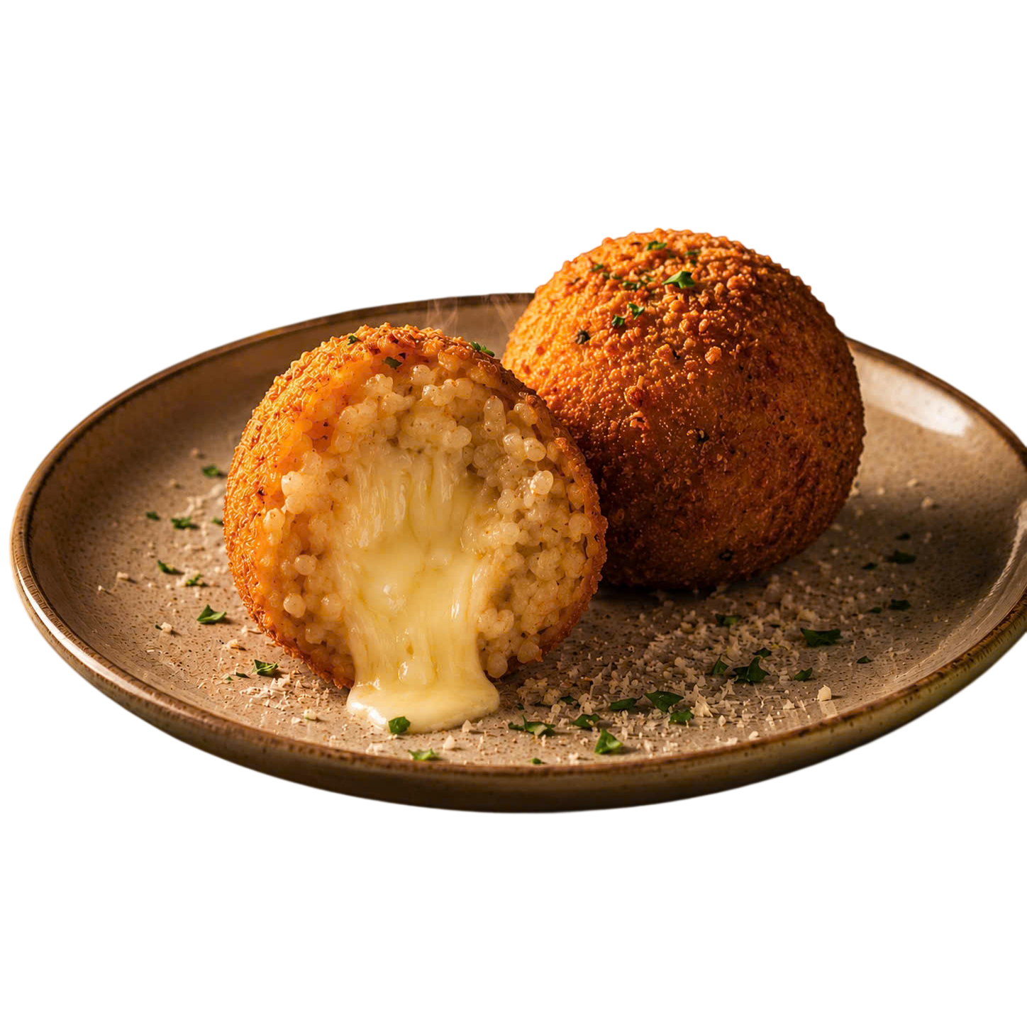 Arancini with italian cheeses