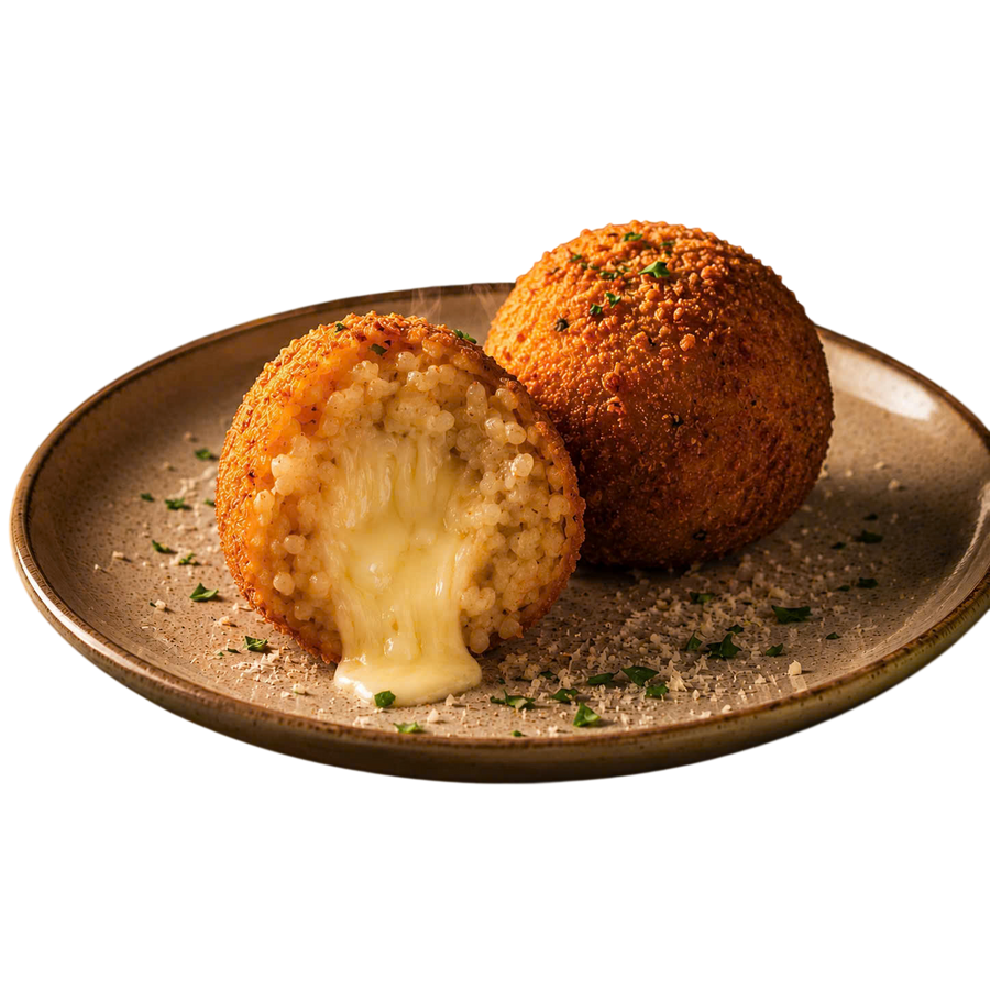 Arancini with italian cheeses