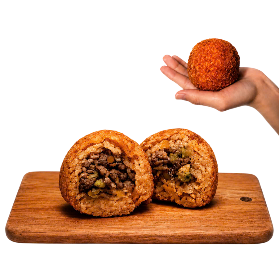 Arancini with beef (1 piece)