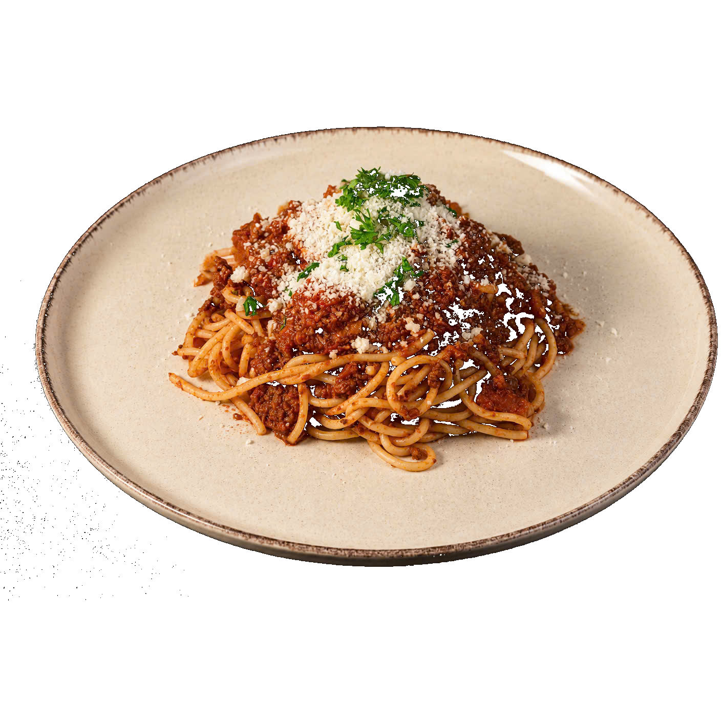 Pasta with bolognese sauce