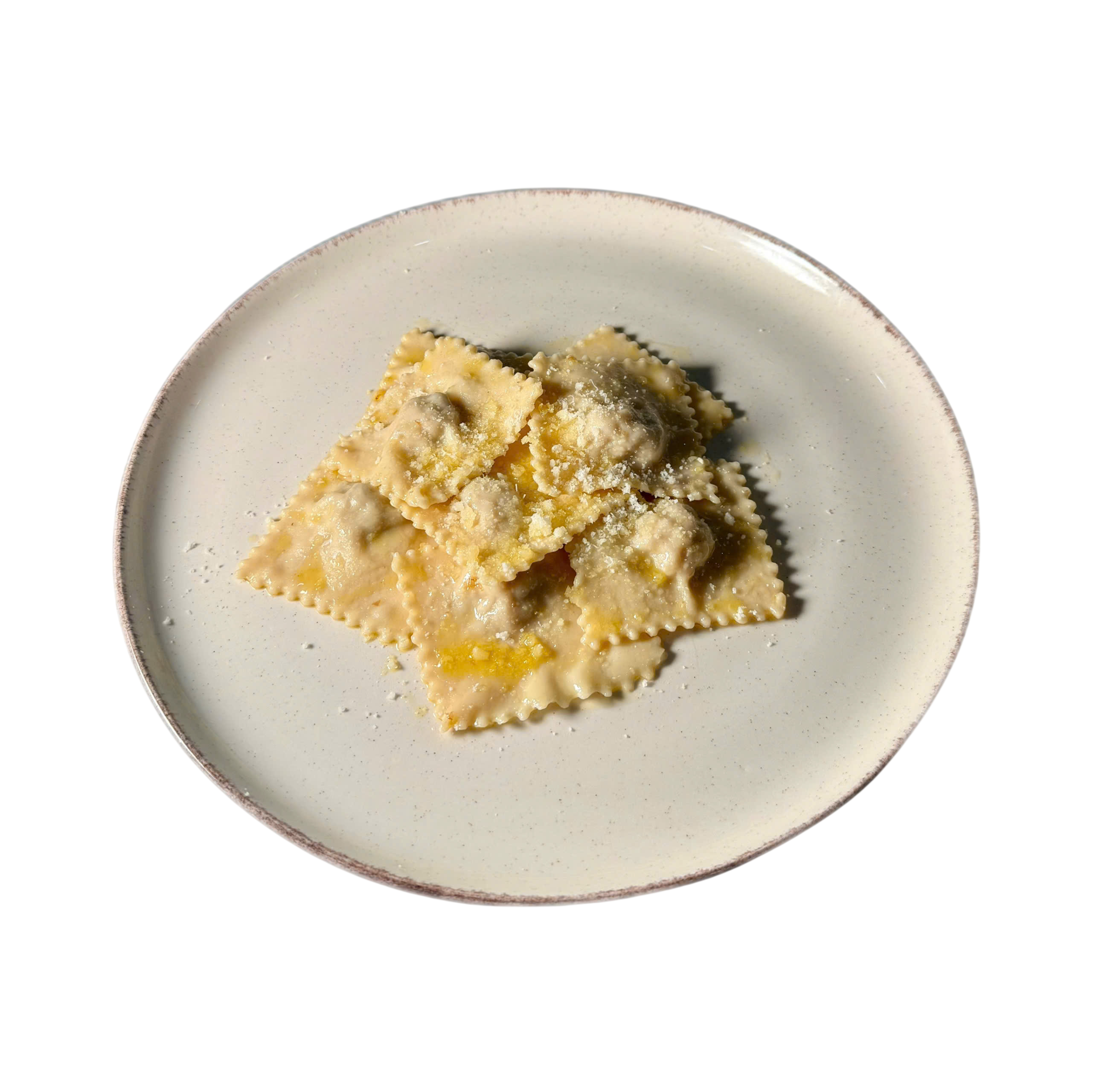 Meat Ravioli with Sage Butter Sauce