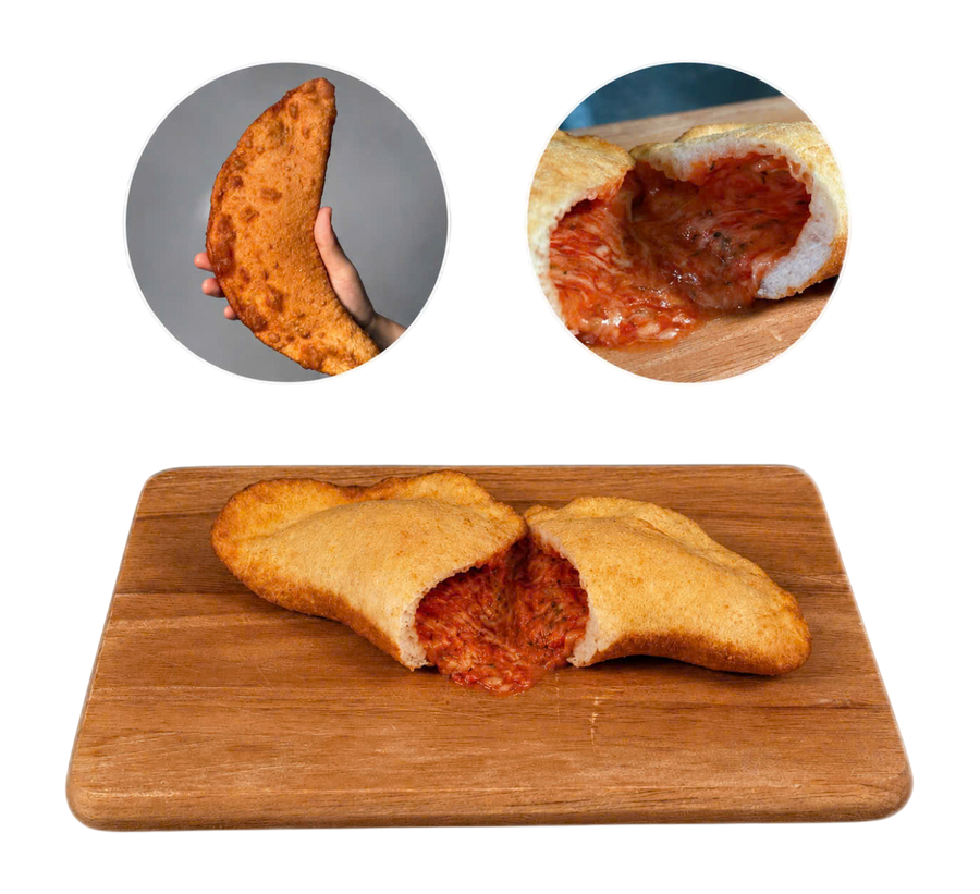 Panzerotti tomato sauce and mozzarella